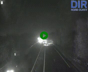 Webcam sur le périphérique de Caen (N814) à l'est de la ville, à Mondeville hauteur de la sortie 2, Presqu'île-Rives de l'Orne, au bout de l'autoroute A13