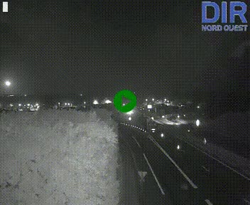 Webcam au début de l'A84 sur le périphérique Ouest de Caen (N814) à hauteur de la sortie 9, Porte de Bretagne