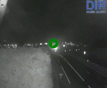 Webcam au début de l'A84 sur le périphérique Ouest de Caen (N814) à hauteur de la sortie 9, Porte de Bretagne