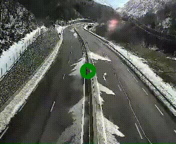 Webcam Porté-Puymorens sur N320, en direction de Pas de la Casa (Andorre)