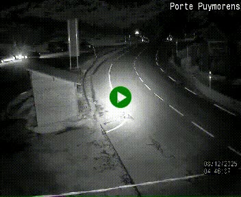 Webcam Col du Puymorens sur N320, en direction de Pas de la Casa (Andorre)