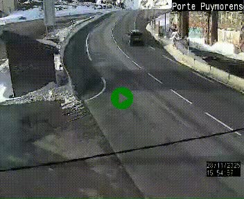 Webcam Col du Puymorens sur N320, en direction de Pas de la Casa (Andorre)