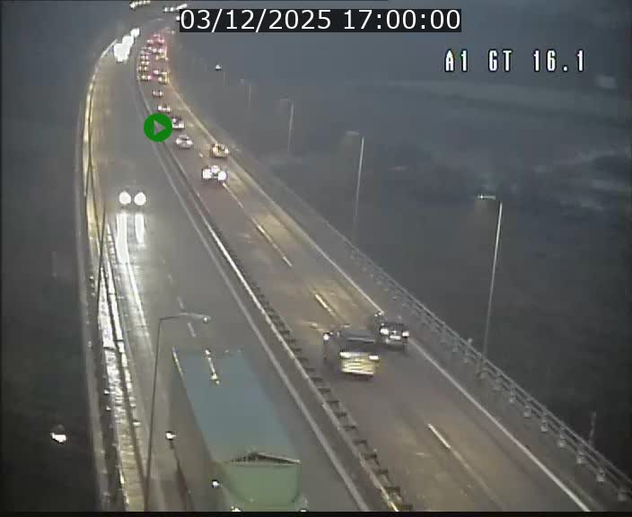Traffic live webcam Luxembourg Niederanven - A1 direction Allemagne - BK 16.1