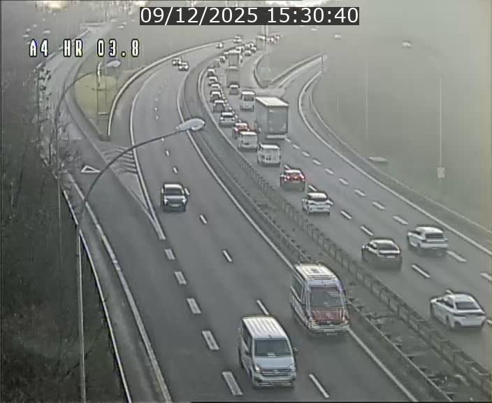 Webcam traffic A4 Luxembourg - BK 3.8 - Leudelange (direction Esch sur Alzette)