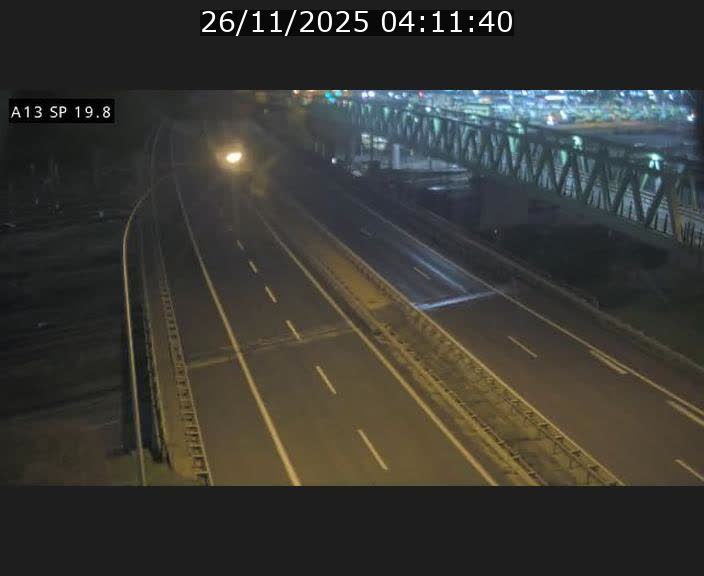 Traffic live webcam Luxembourg Croix de Bettembourg - A13 direction Esch-sur-Alzette - BK 19.8