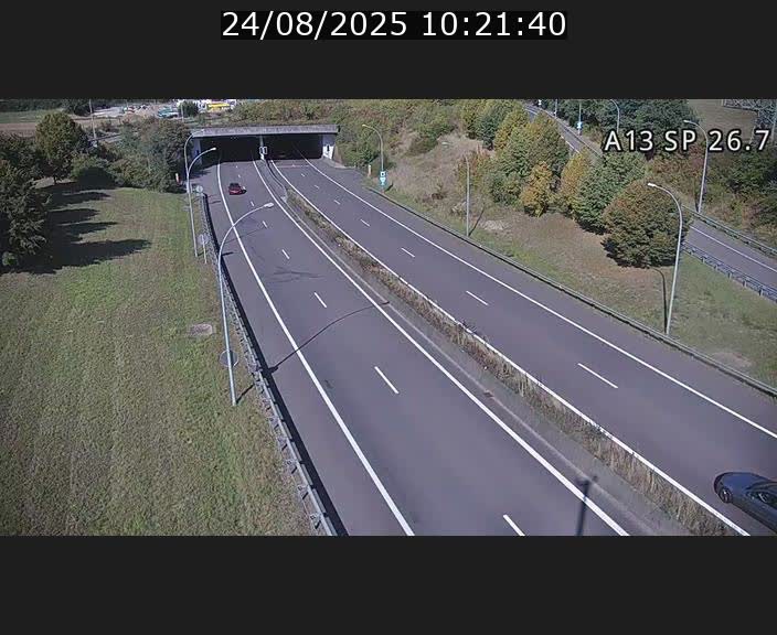 Traffic live webcam Luxembourg Frisange - A13 direction Luxembourg-ville - BK 26.7