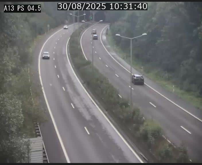 Traffic live webcam Luxembourg Differdange - A13 direction Esch-sur-Alzette - BK 4.5