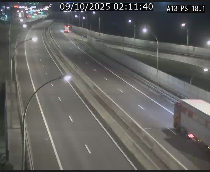 Traffic live webcam Luxembourg Dudelange - A13 direction Croix de Bettembourg - BK 18.1