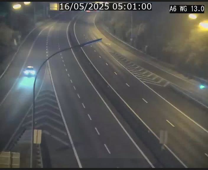 Traffic live webcam Luxembourg Mamer - A6 - BK 13 - direction Luxembourg/France/Allemagne