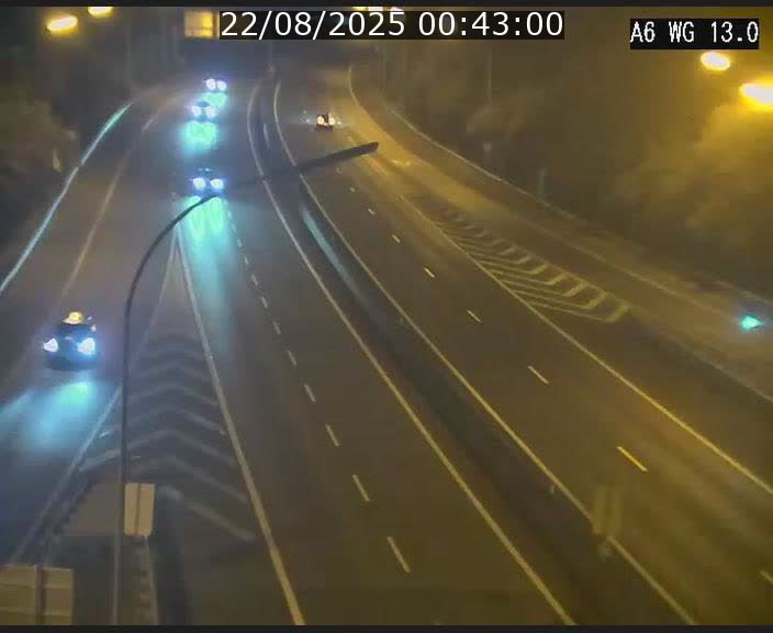 Traffic live webcam Luxembourg Mamer - A6 - BK 13 - direction Luxembourg/France/Allemagne