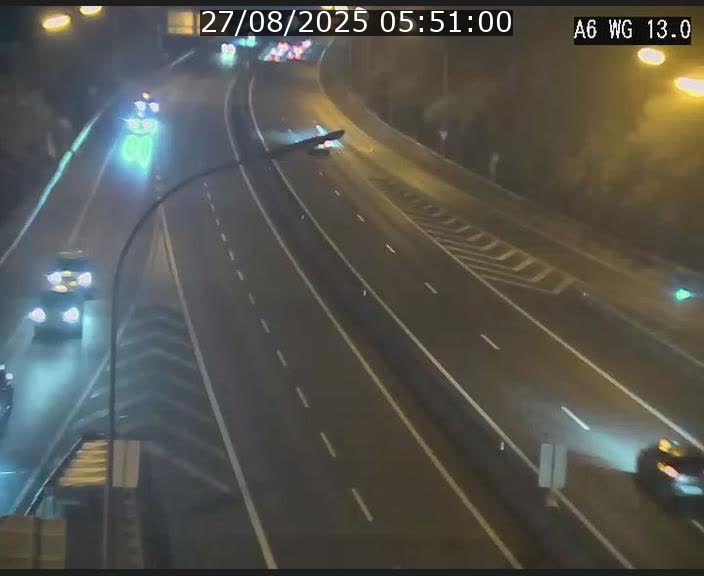 Traffic live webcam Luxembourg Mamer - A6 - BK 13 - direction Luxembourg/France/Allemagne