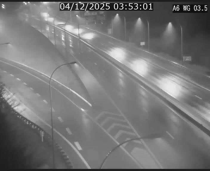 Traffic live webcam Luxembourg - Croix de Cessange - A6 - BK 3.5 - direction France/Allemagne