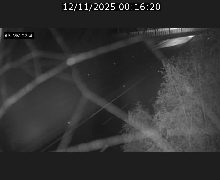 Webcam autoroute de la France (A3) au Luxembourg à Fentange, à proximité de la Croix de Gasperich. Vue orientée vers la Cloche d'Or