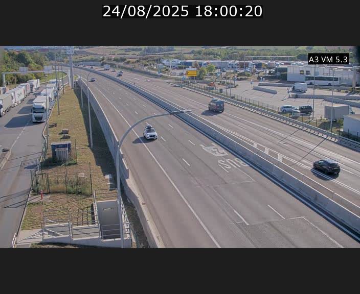 Traffic live webcam Luxembourg Aire de Berchem - A3 - BK 5 - direction France