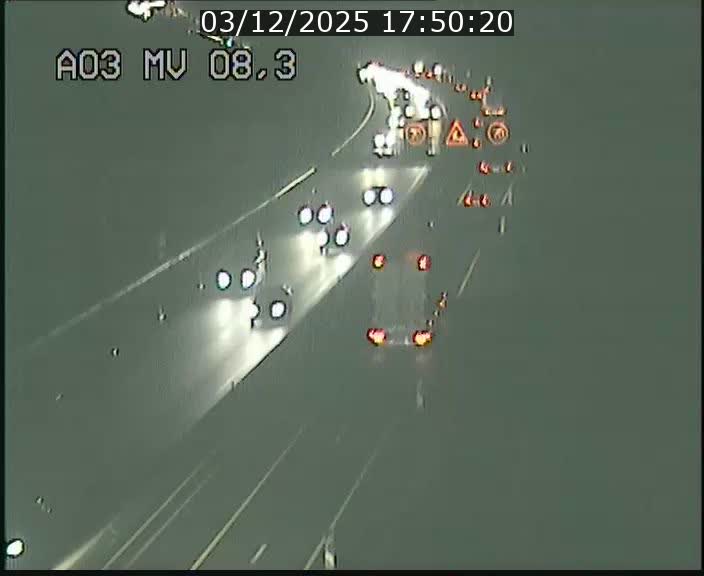 Webcam Autoroute après la Croix de Bettembourg en direction de Luxembourg sur l'A3