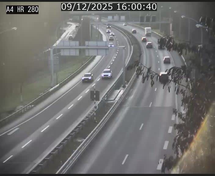 Webcam traffic A4 Luxembourg - BK 0.2 - P+R Bouillon (direction Luxembourg)