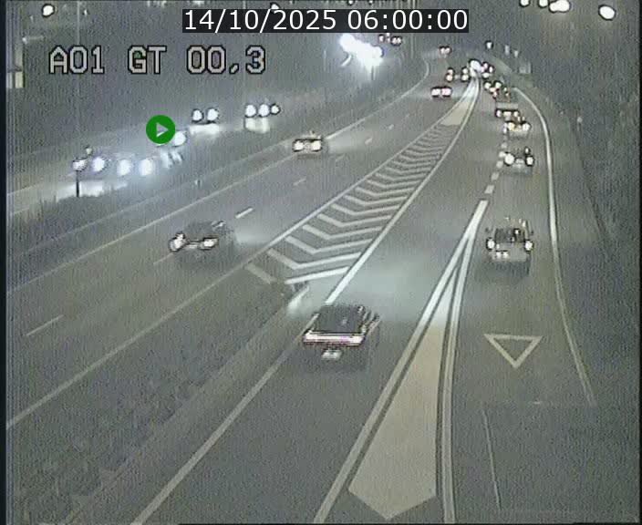Traffic live webcam Luxembourg Croix de Gasperich - A1 direction Kirchberg - BK 0.3