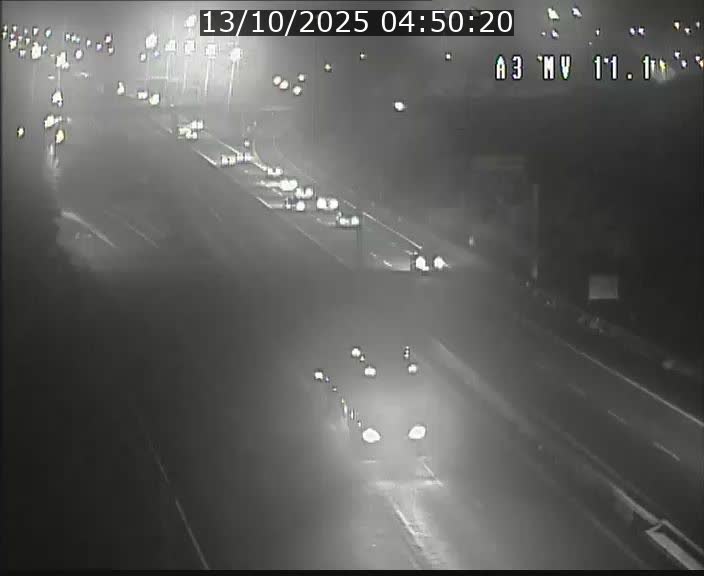 Traffic live webcam Luxembourg Croix de Bettembourg A3 - BK 11.1 - direction Luxembourg-ville