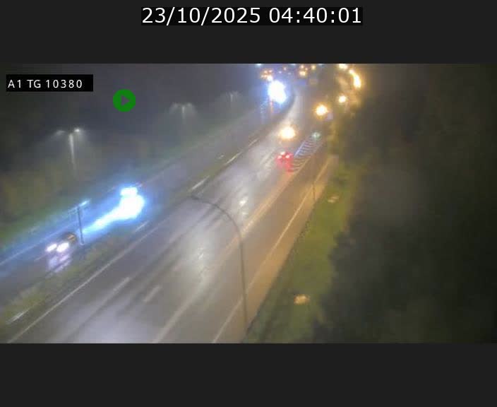 Traffic live webcam Luxembourg Senningerberg - A1 direction Luxembourg Kirchberg - BK 10.3