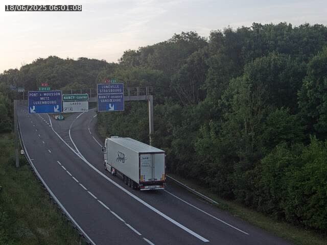 Caméra autoroute France - Biffurcation A31/A33, Laxou direction Nancy