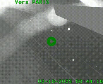 Caméra routière sur l'autoroute A20 à Saint-Pardoux-l'Ortigier, à la jonction avec l'A89. Vue orientée vers Paris