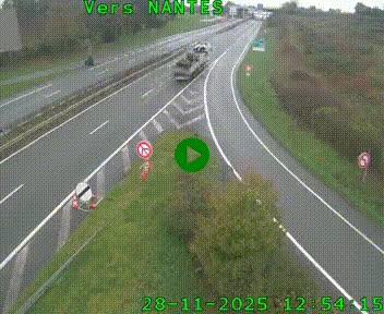 Webcam N147 au nord de Poitiers et à la jonction avec la A10
