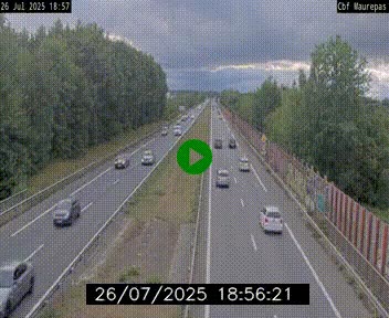 Webcam sur le périphérique de Rennes (N136) à hauteur de Maurepas, au nord de la ville