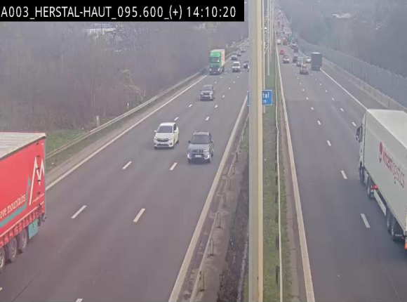 Webcam autoroute Belgique - Herstal - E40 direction Aix-la-Chapelle - BK 97