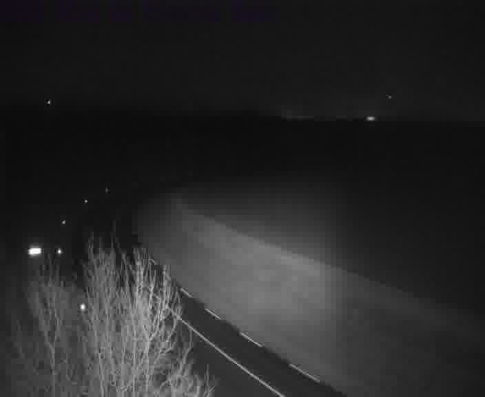 Webcam sur la D603 située en haut de la Côte de Zimming. Vue orientée vers Saint-Avold.