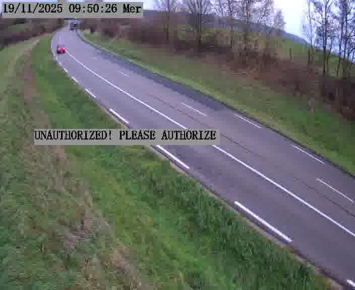 Webcam installée le long de D955 (France) à Amelécourt, pointée vers Metz, utile pour suivre précisément les conditions de trafic.