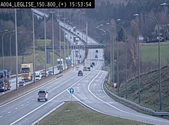 Caméra autoroute Belgique - Côte de Léglise, E411(A4) direction Luxembourg