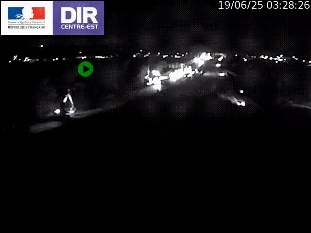 Webcam autoroute sur A450 à Pierre-Bénite en direction de Lyon et de l'autoroute A7