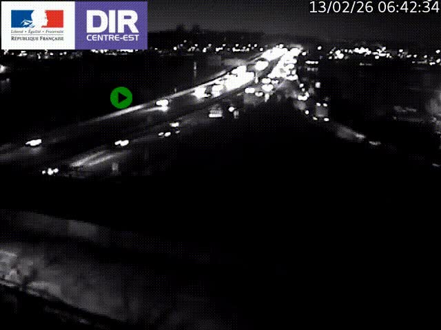 Webcam autoroute sur A450 à Pierre-Bénite en direction de Lyon et de l'autoroute A7