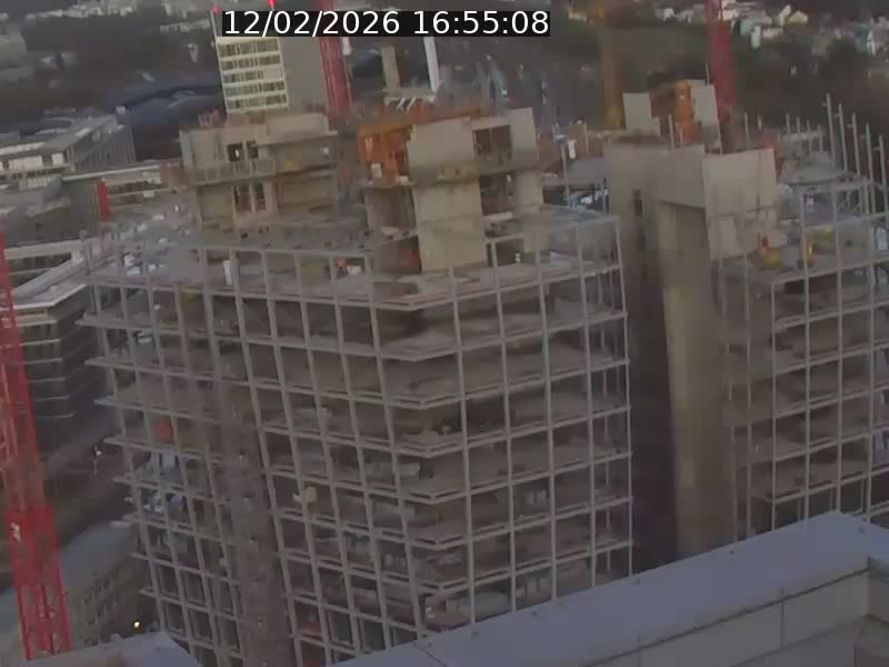 Webcam sur l'avenue John Fitzgerald Kennedy (N51) avec vue orientée vers le Findel