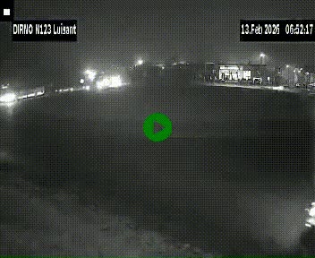 Webcam en périphérie de Chartres sur la N123, à hauteur de Luisant. Vue orientée vers Chartres