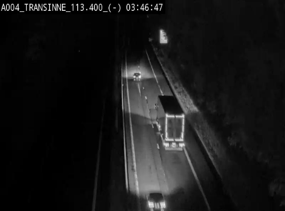 Caméra trafic E411 (A4) - Transinne direction Namur - BK 113.425