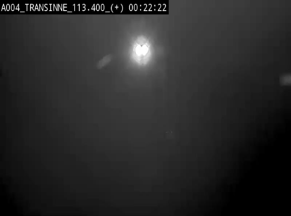 Webcam dans les Ardennes sur l'E411 à hauteur de Transinne. Vue orientée vers le sud de la Belgique