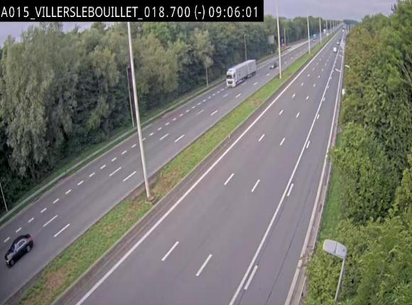 Webcam autoroute Belgique - Villers-le-Bouillet - E42 direction Liège - BK 18.7