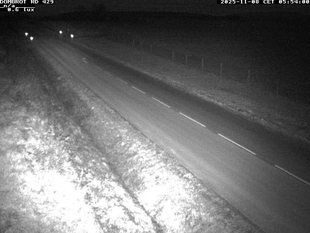 Webcam à Dombrot-le-Sec dans le département des Vosges sur la D429 à 407 mètres d'altitude