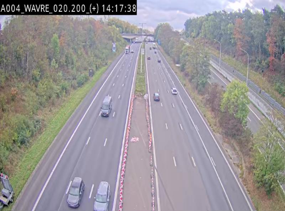 Webcam @ Wavre-sud KP 19.6, A4/E411