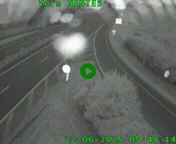Webcam N147 au nord de Poitiers et à la jonction avec la A10