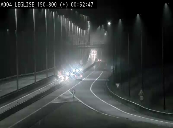 Caméra autoroute Belgique - Côte de Léglise, E411(A4) direction Luxembourg