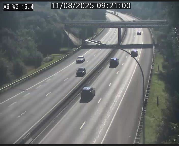 Traffic live webcam Luxembourg Capellen - A6 - BK 15.4 - direction Luxembourg/France/Allemagne