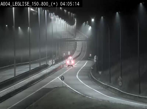 Caméra autoroute Belgique - Côte de Léglise, E411(A4) direction Luxembourg