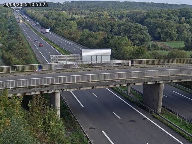 Caméra autoroute France - A31, Zoufftgen direction Luxembourg-ville, à la frontière entre la France et le Luxembourg