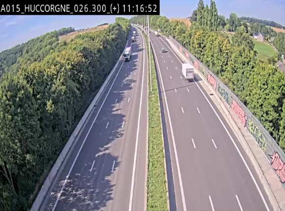 Webcam autoroute Belgique - Viaduc de Huccorgne - E42 
