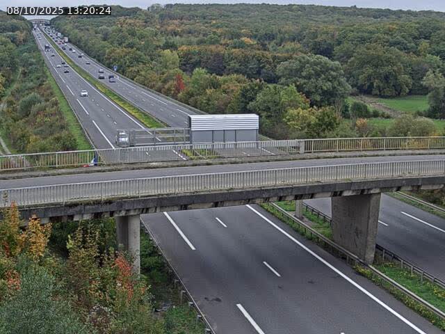 Caméra autoroute France - A31, Zoufftgen direction Luxembourg-ville, à la frontière entre la France et le Luxembourg