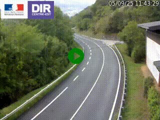 Caméra trafic sur la N90 à Bourg-Saint-Maurice, en provenance d'Aoste et en direction d'Albertville