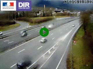 Caméra routière à hauteur de la sortie 15 Chambéry-centre au PK 4,103 en direction d'Albertville