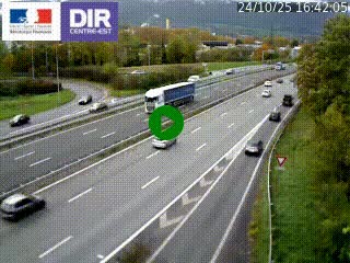 Caméra routière à hauteur de la sortie 15 Chambéry-centre au PK 4,103 en direction d'Albertville